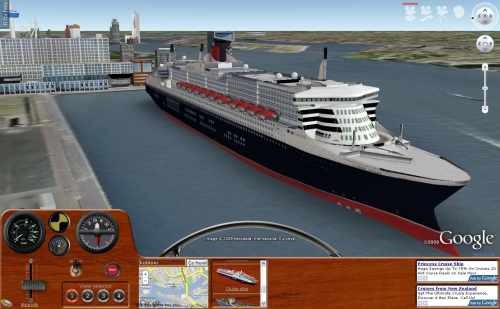Ship Simulator Google Earth