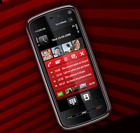 IL nuovo cellulare Nokia 5800 XpressMusic, principale concorrente dell\'Iphone