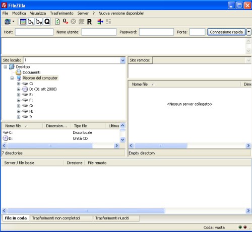 filezilla