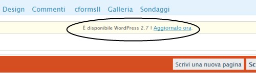 wordpress-aggiornamento