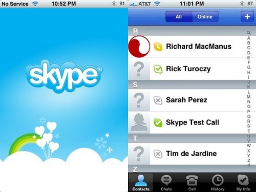 skype iphone