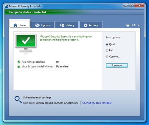 microsoft-security-essentials-10-computer-status