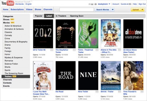 youtube-movie-trailers