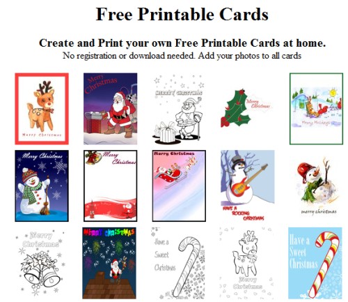 Free Printable Cards