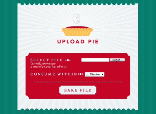 upload pie