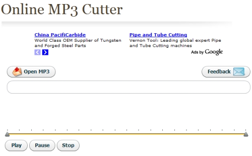 Online mp3 cutter