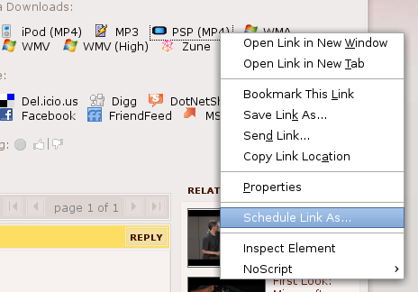 Reply link. Program Bookmarks.