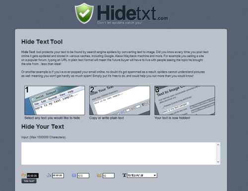 Hidetxt