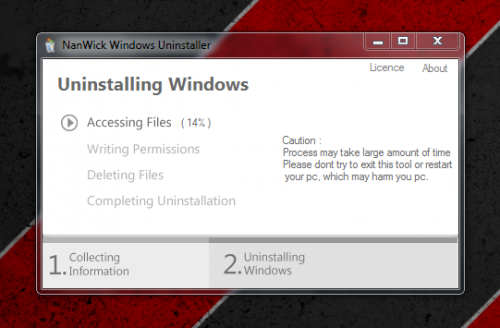 NanWick-Windows-Uninstaller_Removal-Process
