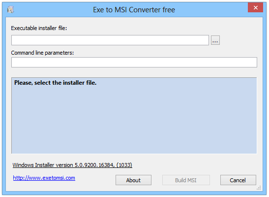 Exe-to-MSI-Converter-free