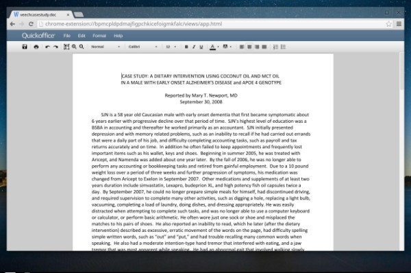 Documento-Word-in-Chrome-OS