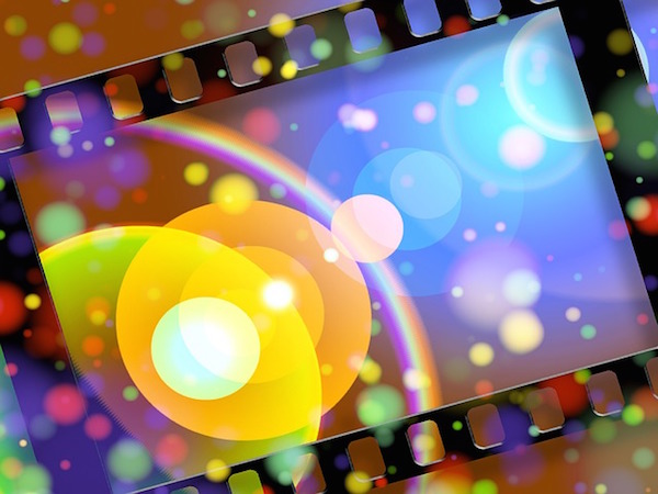 Immagine video colorata