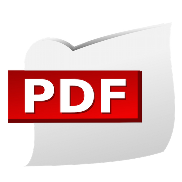 Immagine che mostra l'icona dei file in formato PDF