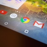 Foto che mostra la home screen di un tablet Android