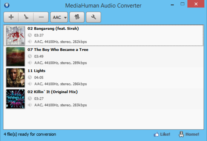 Convertire M4A in Mp3