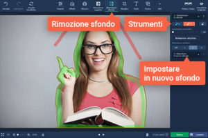 Come cambiare o modificare facilmente lo sfondo di una foto