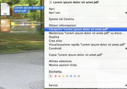 come zippare un file PDF con Mac