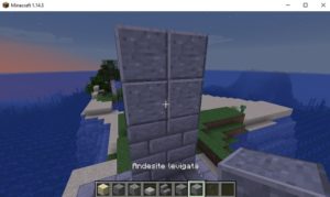 creare statua su Minecraft