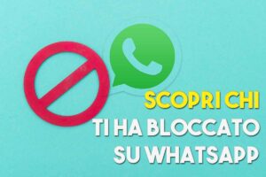 contatto bloccato su WhatsApp